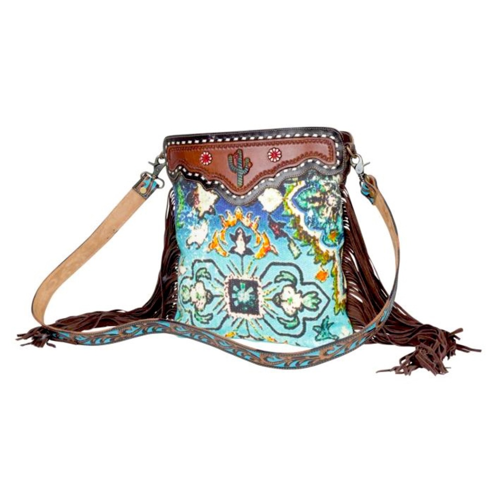 Idealistic Hand-Tooled Bag Myra Bag